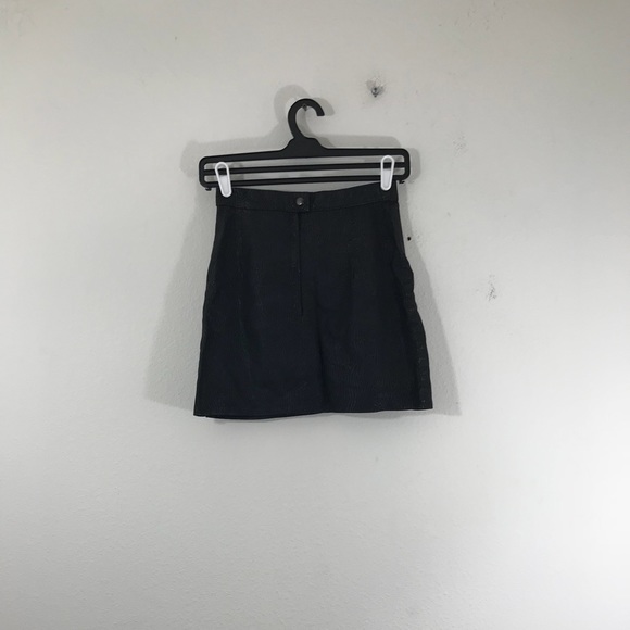 Gino Di Giorgio Vintage Textured Leather Skirt 5/6 - Picture 3 of 7